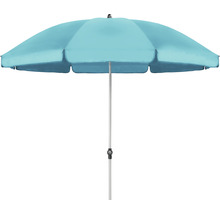 Otevřený kulatý slunečník s centrální tyčí