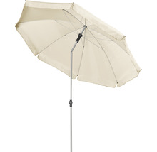 Otevřený zahradní slunečník s kovovým rámem