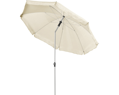 Otevřený zahradní slunečník s kovovým rámem