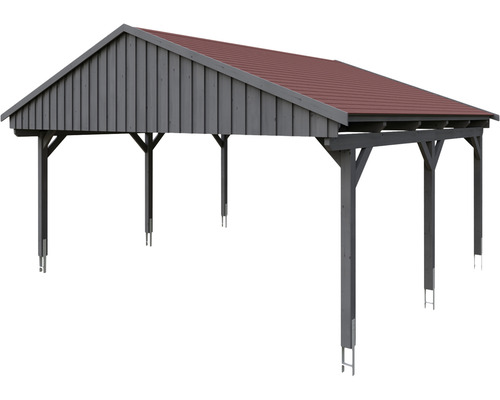 Volně stojící přístřešek pro auto se střechou