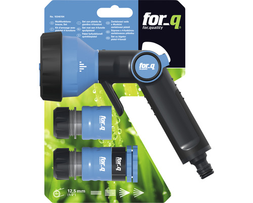 Víceúčelová sprchová souprava se čtyřmi funkcemi od společnosti for-q