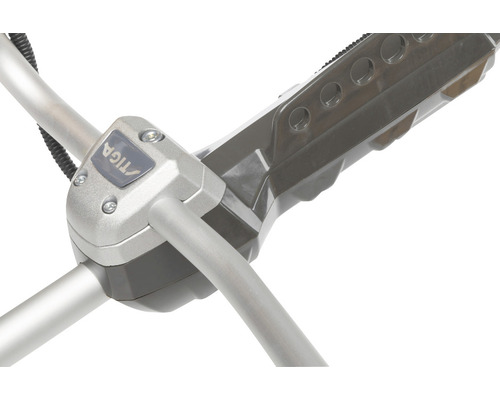 Detailní pohled na vyžínač s logem Stiga