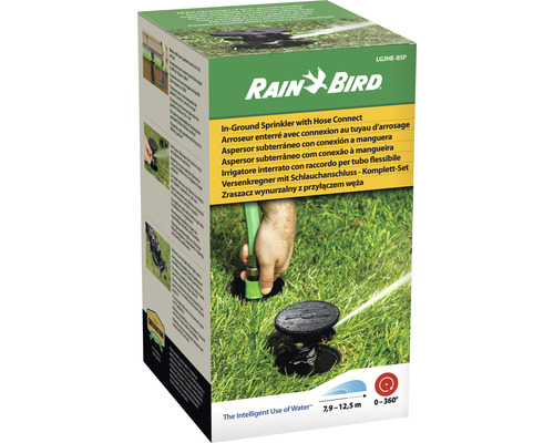 Zahradní zavlažovač RainBird impulzní zápustný set max. 8-12,5 m