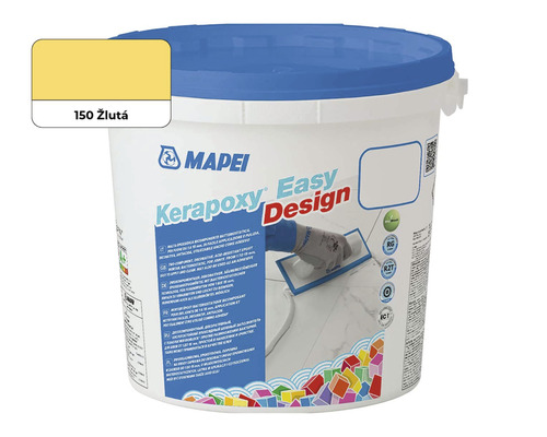 Spárovací hmota Mapei Kerapoxy Easy Design 150 žlutá 3 kg Kbelík epoxidové malty Kerapoxy Easy Design