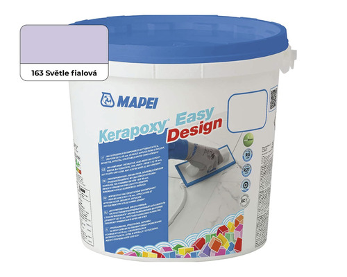 Spárovací hmota Mapei Kerapoxy Easy Design 163 sv. fialová 3 kg Kbelík epoxidové malty a lepidla Kerapoxy Easy Design