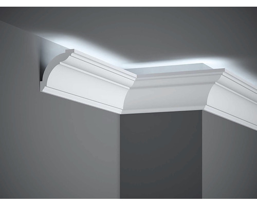 Stropní lišta pro LED osvětlení MD367 Polyforce bílá, Mardom 200 x 7,2 x 7,2 cm
