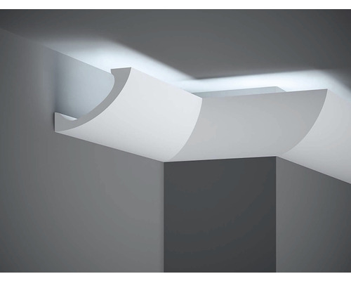 Stropní lišta pro LED osvětlení MD369 Polyforce bílá, Mardom 200 x 11,5 x 7,8 cm
