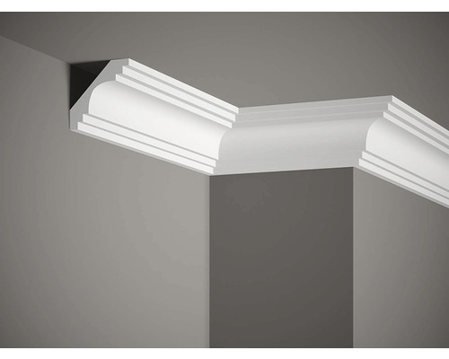Stropní lišta MDB152 Profoam bílá, Mardom 240 x 7,6 x 7,6 cm