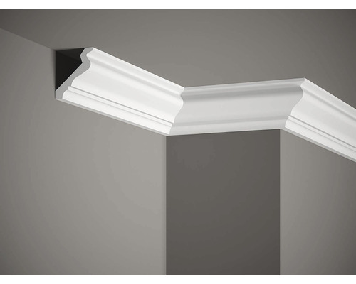 Stropní lišta MDB185 Profoam bílá, Mardom 240 x 6,2 x 6,2 cm