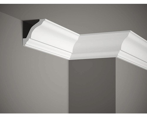 Stropní lišta MDB213 Profoam bílá, Mardom 240 x 8,1 x 8,1 cm