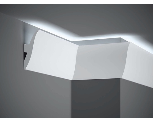 Stropní lišta pro LED osvětlení QL009 Polyforce bílá, Mardom 200 x 12 x 4,7 cm