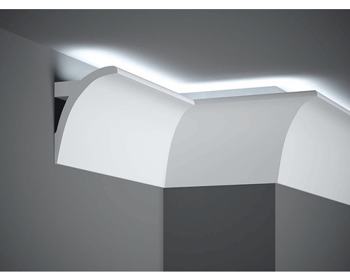 Stropní lišta pro LED osvětlení QL011 Polyforce bílá, Mardom 200 x 13 x 9,1 cm