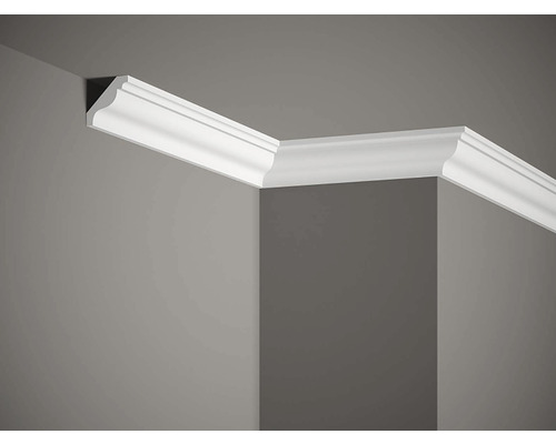 Stropní lišta MDB172F Flexible Profoam bílá, Mardom 240 x 4 x 4 cm