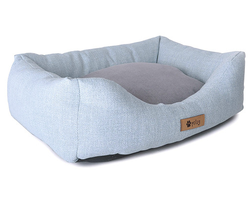 Světlé zvířecí lůžko s polštářem