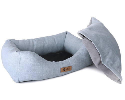 Pelíšek pro psy s polštářem a logem Relsy