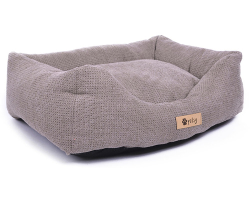 Látková psí postel se zvýšenými bočnicemi