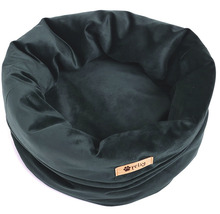 Pelíšek pro psa "BASKET" ROYAL Ø 40 cm zelený