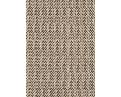 Vliesová tapeta 10209-02 Code Nature Pruhy béžová 0,53 x 10,05 m Pletená textura ve vzoru rybí kosti