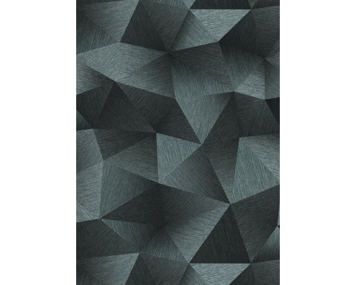 Vliesová tapeta GMK grafická petrolejová 0,53x10,05 m Tapeta s geometrickým trojúhelníkovým designem pro dekoraci stěn