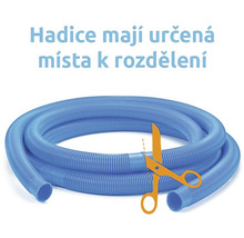Bazénová hadice v metráži ø 6/4 (38mm) díl 1 m modrá-thumb-2