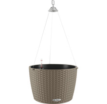 Závěsný květináč se zavlažovacím systémem a ukazatelem teploty