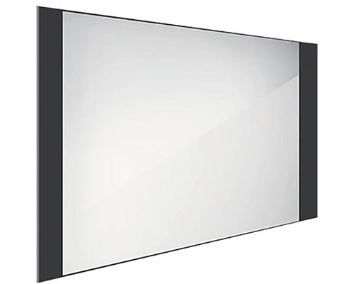 LED zrcadlo do koupelny s osvětlením Nimco černé 100 x 60 cm ZPC 41004-90