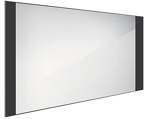 LED zrcadlo do koupelny s osvětlením Nimco černé 120 x 65 cm ZPC 41006-90