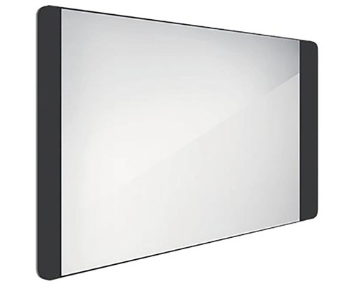 LED zrcadlo do koupelny s osvětlením Nimco černé 100 x 60 cm ZPC 42004-90
