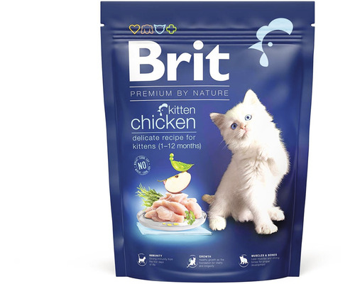 Granule pro koťata Brit Premium by Nature Cat Kitten Chicken 300 g kuřecí