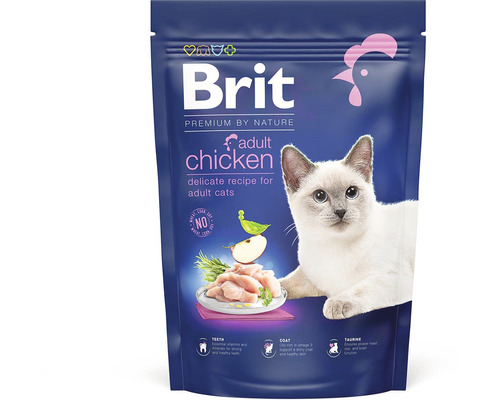 Granule pro kočky Brit Premium by Nature Cat Adult Chicken 800 g kuřecí