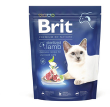 Brit Premium by Nature krmivo pro kastrované kočky jehněčí