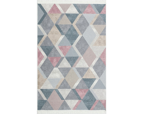 Kusový oboustranný koberec Arya 10 blue/pink 80 x 150 cm