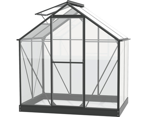 Skleník s otevřeným oknem