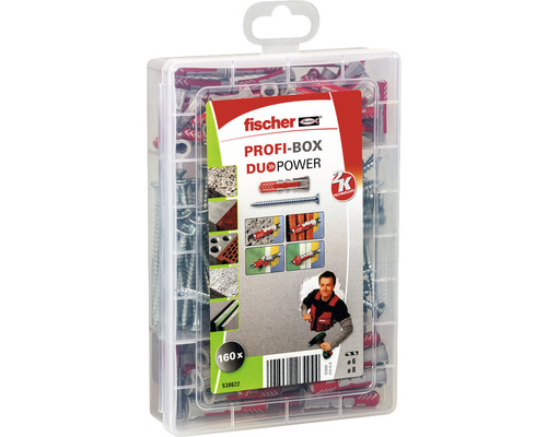 Fischer Profi-Box Duo Power s hmoždinkami a šrouby