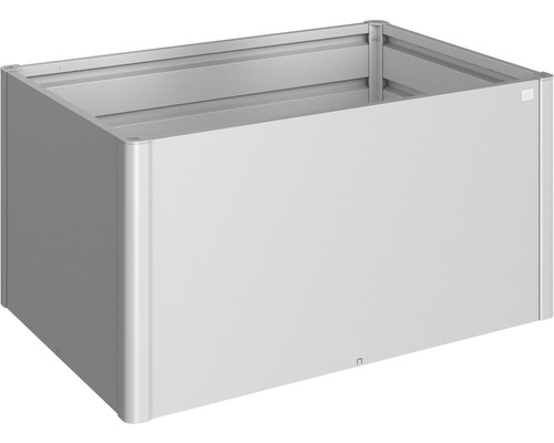 Vyvýšený záhon Biohort 1,5x1 plechový 152 x 102 x 77 cm stříbrný metalický Kovový vyvýšený záhon