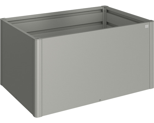 Vyvýšený záhon Biohort 1,5x1 plechový 152 x 102 x 77 cm šedý křemen metalický Kovový vyvýšený záhon do zahrady