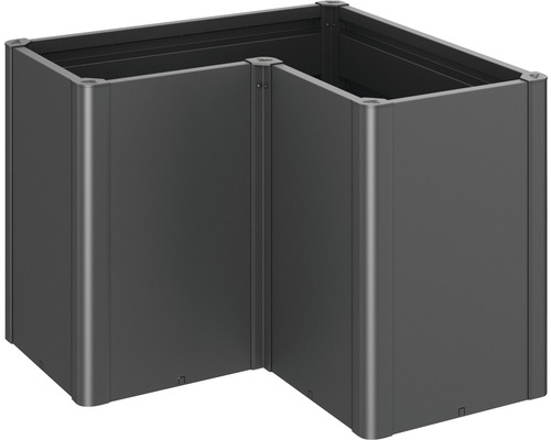 Vyvýšený záhon Biohort Belvedere Maxi L100 plechový 102 x 102 x 77 cm tmavě šedý metalický
