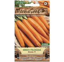 Balení semen mrkve značky Moravo Seed
