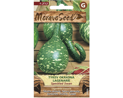 Tykev okrasná lagenarie SPECKLED SWAN Balení semen okrasné tykve