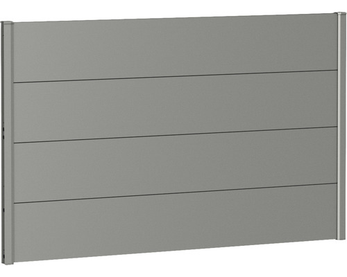 Kovový plot Biohort 150 x 90 cm žárově pozinkovaný šedý křemen metalický Zástěna ze panelů