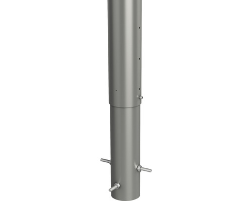 Plotový sloupek Biohort 180 cm Ø 8,5 cm k zabetonování šedý křemen metalický Nerezový ohřívač vody