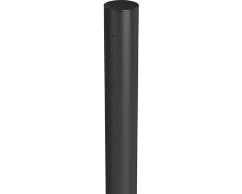 Černá kovová poštovní schránka