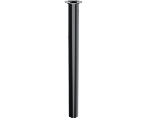 Nábytková noha 50/60 mm, výškově nastavitelná H-700-1100 mm, nosnost 80 kg, černá Plastová odpadní trubka s přírubou