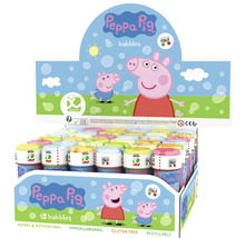 Zobrazovací stojan Peppa Pig s bublifuky