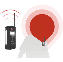Perfekt Pro Worksite Radio s anténou a signálem