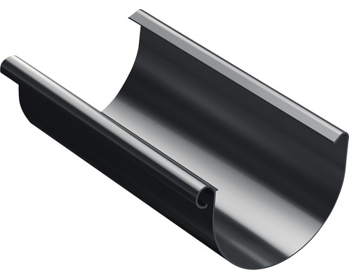 Okapový žlab Precit Roof Ø 125 mm plastový délka 2000 mm antracit Okapový žlab Precit Roof Ø 125 mm plastový délka 2000 mm antracit