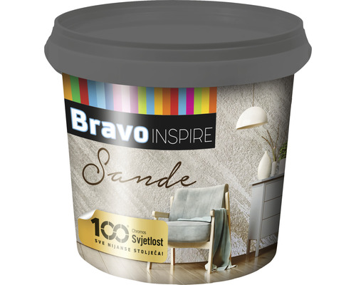 Dekorativní vnitřní omítka BRAVO SANDE S deko technika S20 1 l