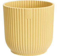 Obal na květináč plastový elho Vibes Ø 11 cm žlutý