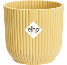 Obal na květináč plastový elho Vibes Ø 11 cm žlutý