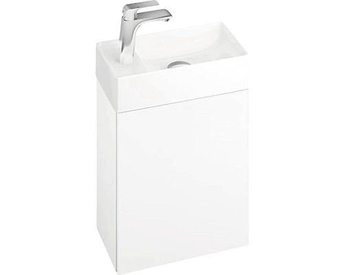 Koupelnová skříňka pod umyvadlo RAVAK Veda bílá 400 x 450 x 220 mm X000001386 Umyvadlo s umyvadlovou skříňkou a armaturou